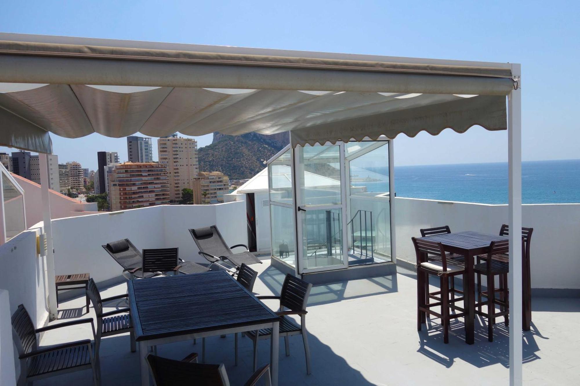 Atico Calpe Primera Linea De Playa Εξωτερικό φωτογραφία