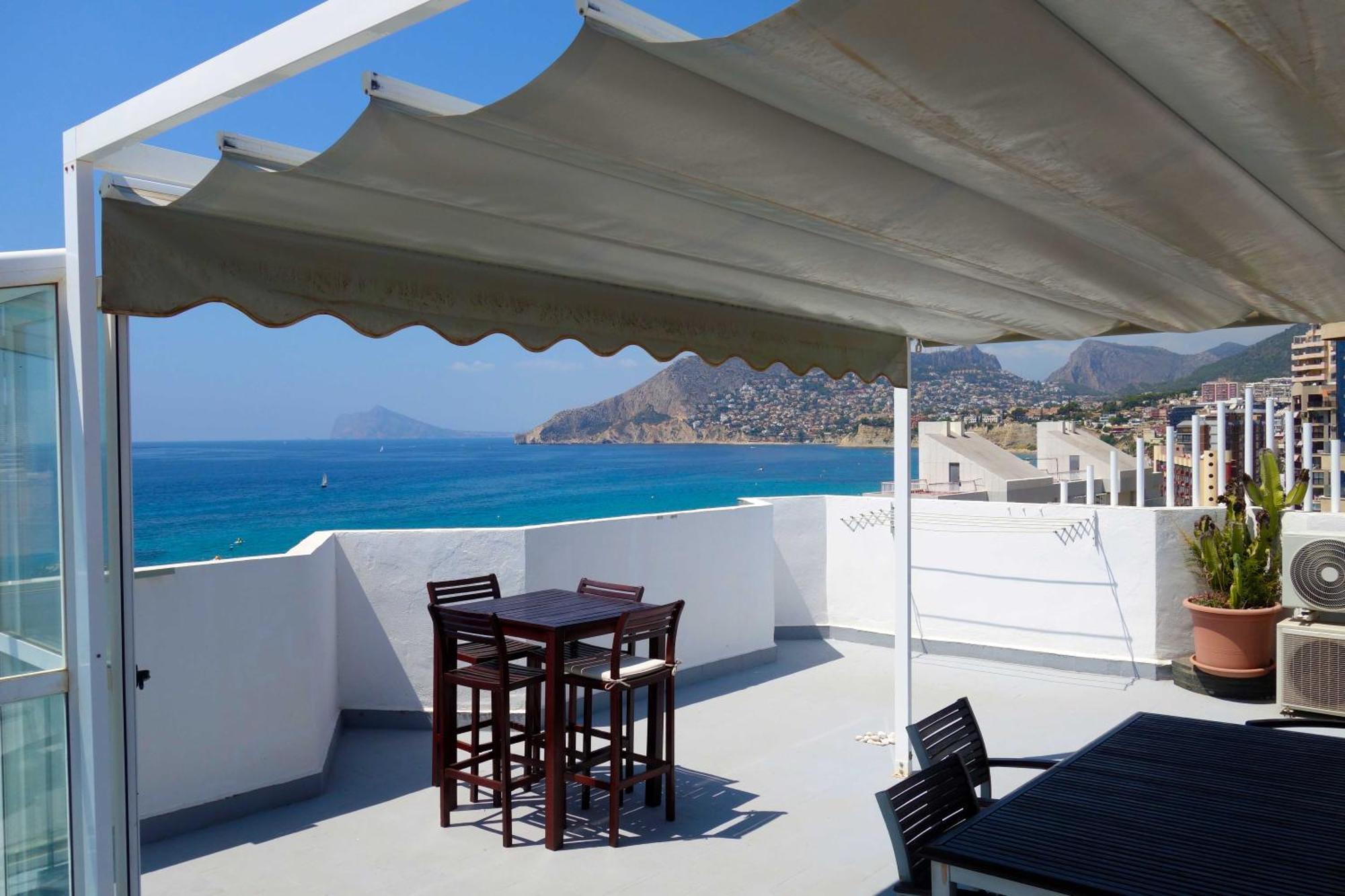 Atico Calpe Primera Linea De Playa Εξωτερικό φωτογραφία