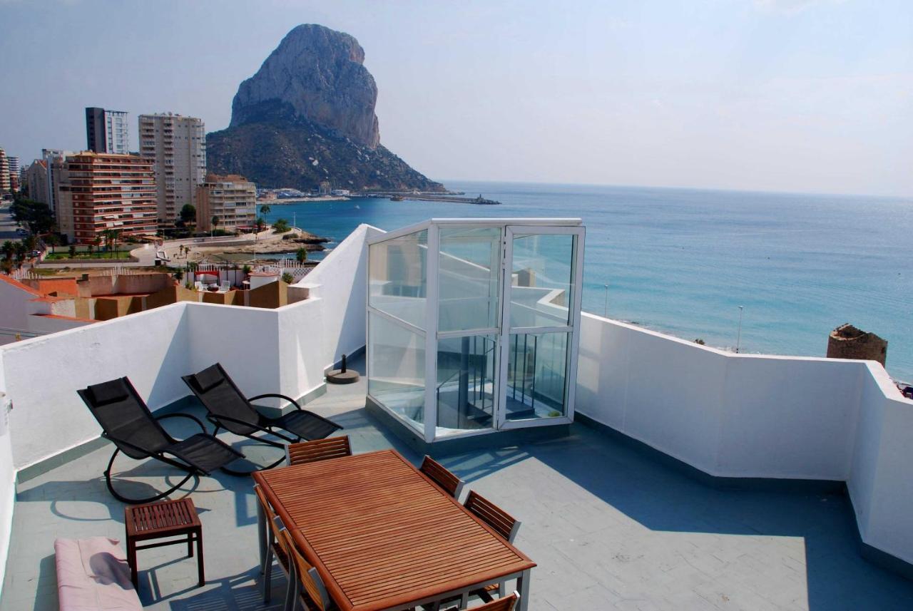 Atico Calpe Primera Linea De Playa Εξωτερικό φωτογραφία